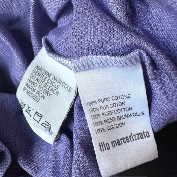 Masters Purple Short Sleeve Golf Polo in Size Large - Picture 4 of 6